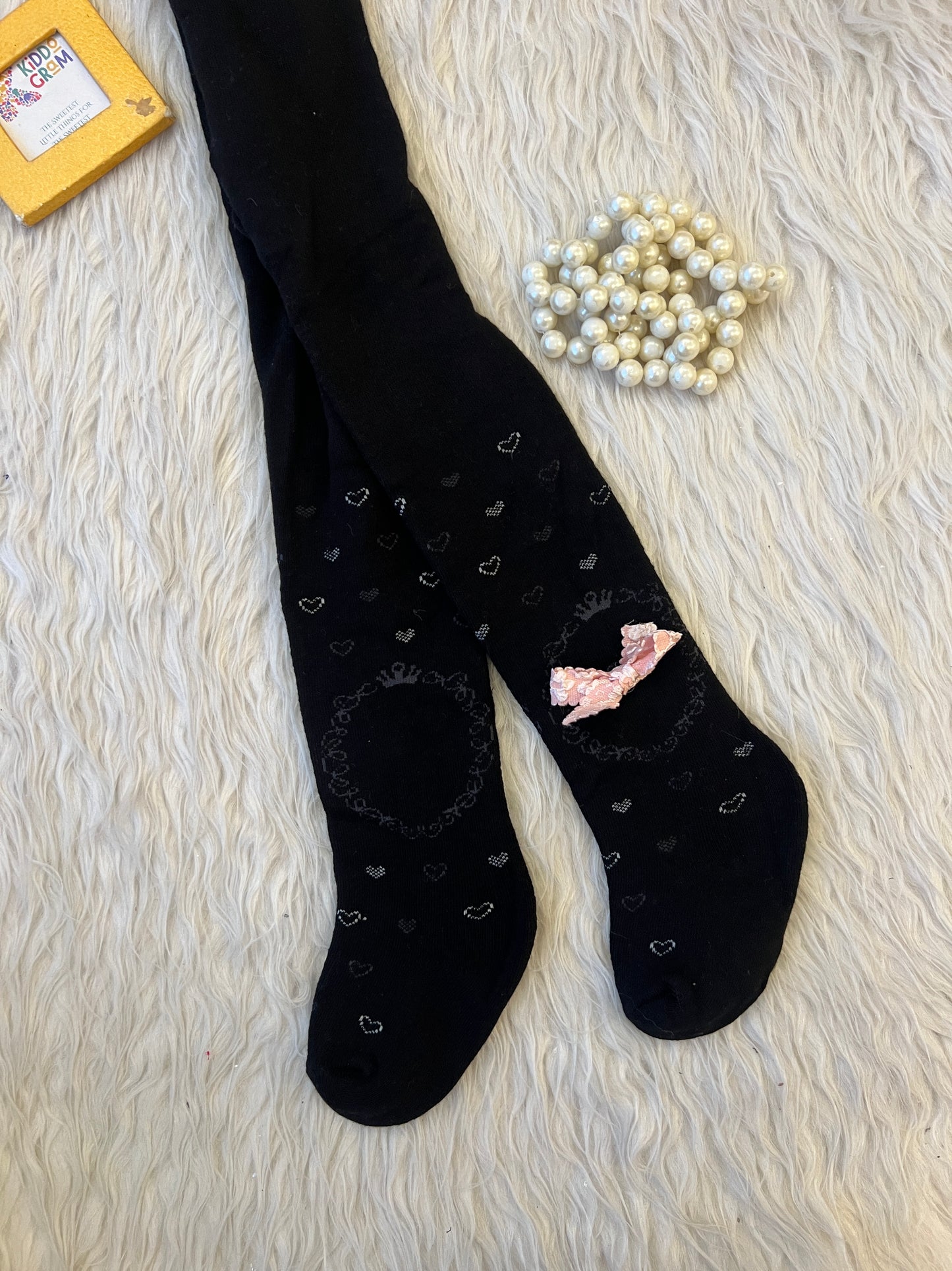 Black heart stocking