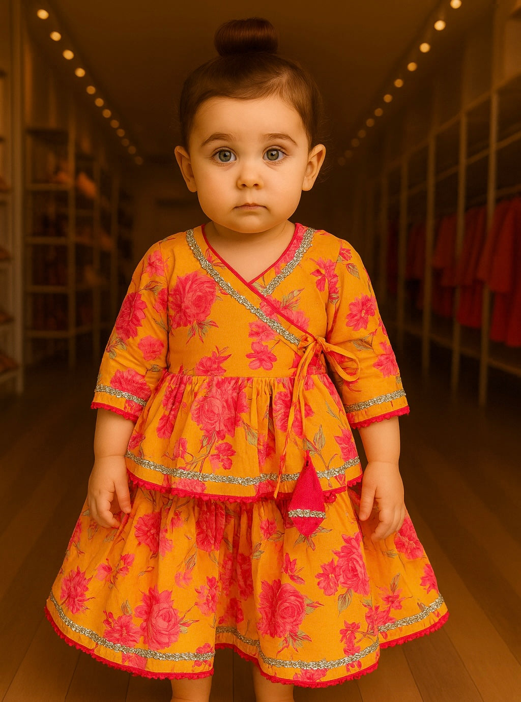 Blush Blossom Angrakha