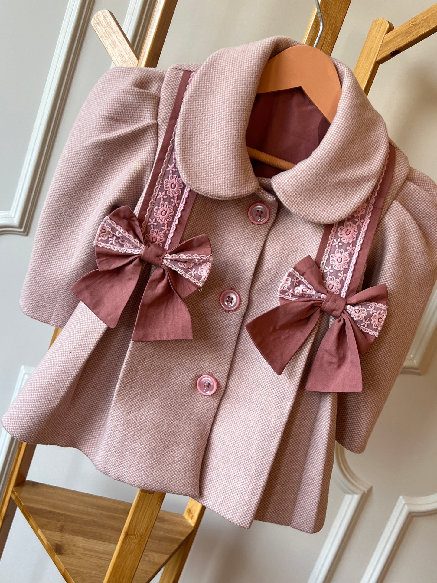 Pink forest coat