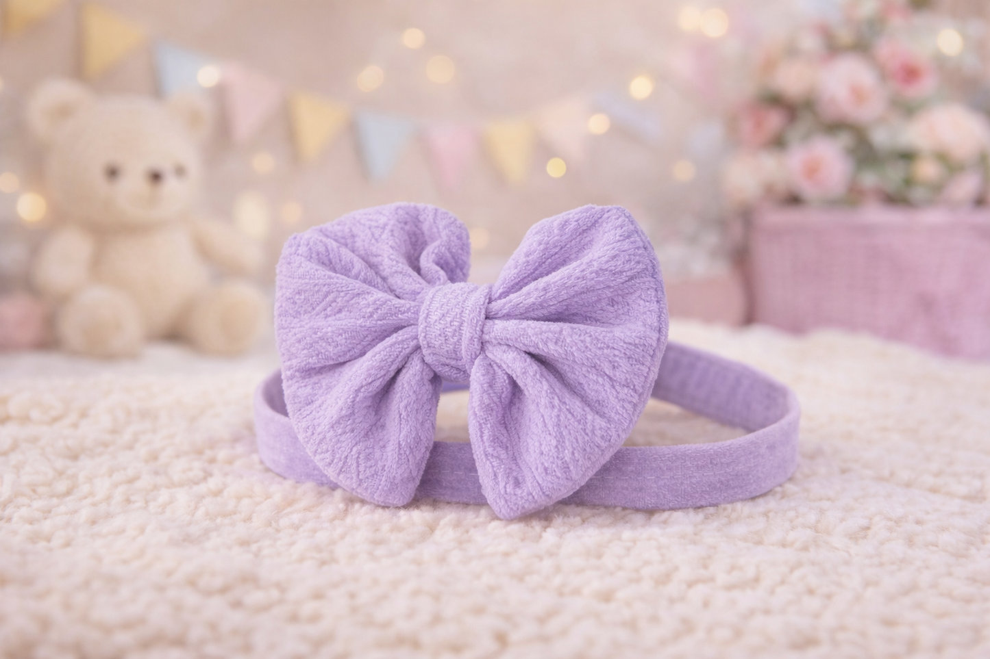 Miniature Lavender Hairband NAS78