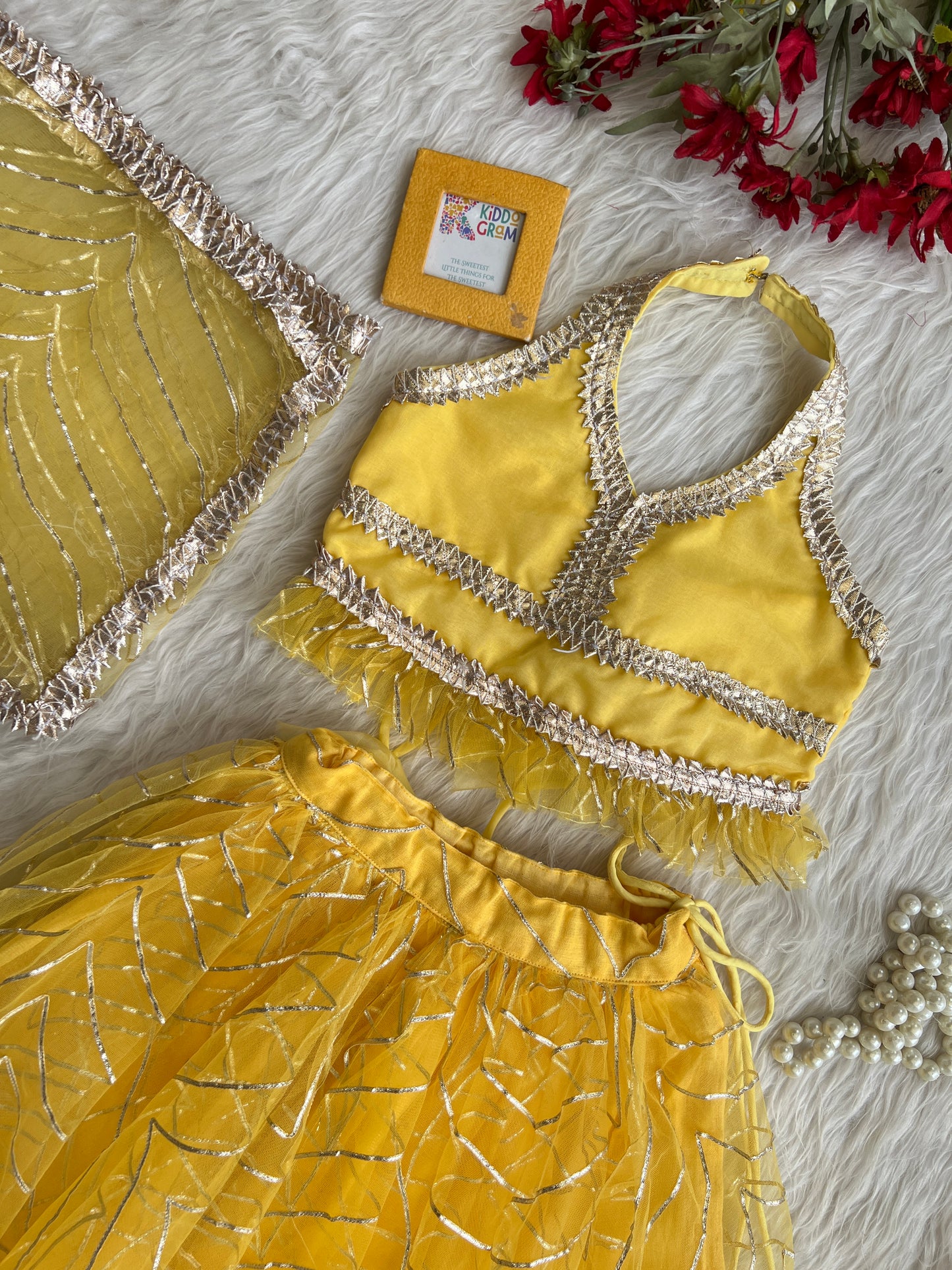Golden Glow Lehenga