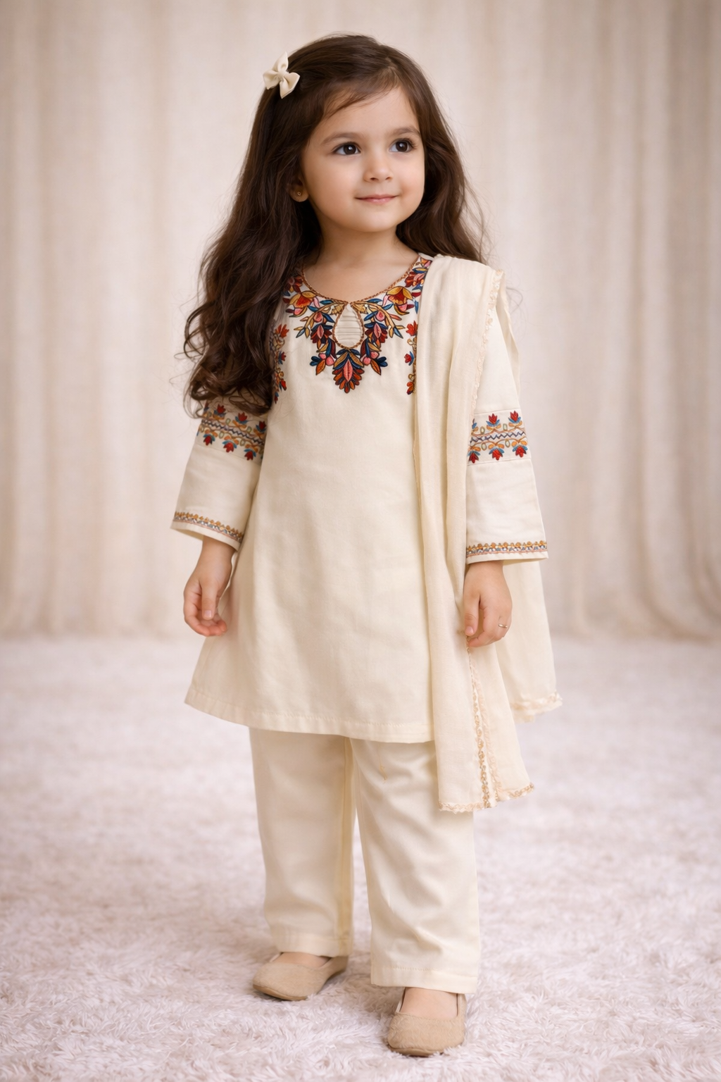 Little Begum Ivory Set NAS1406