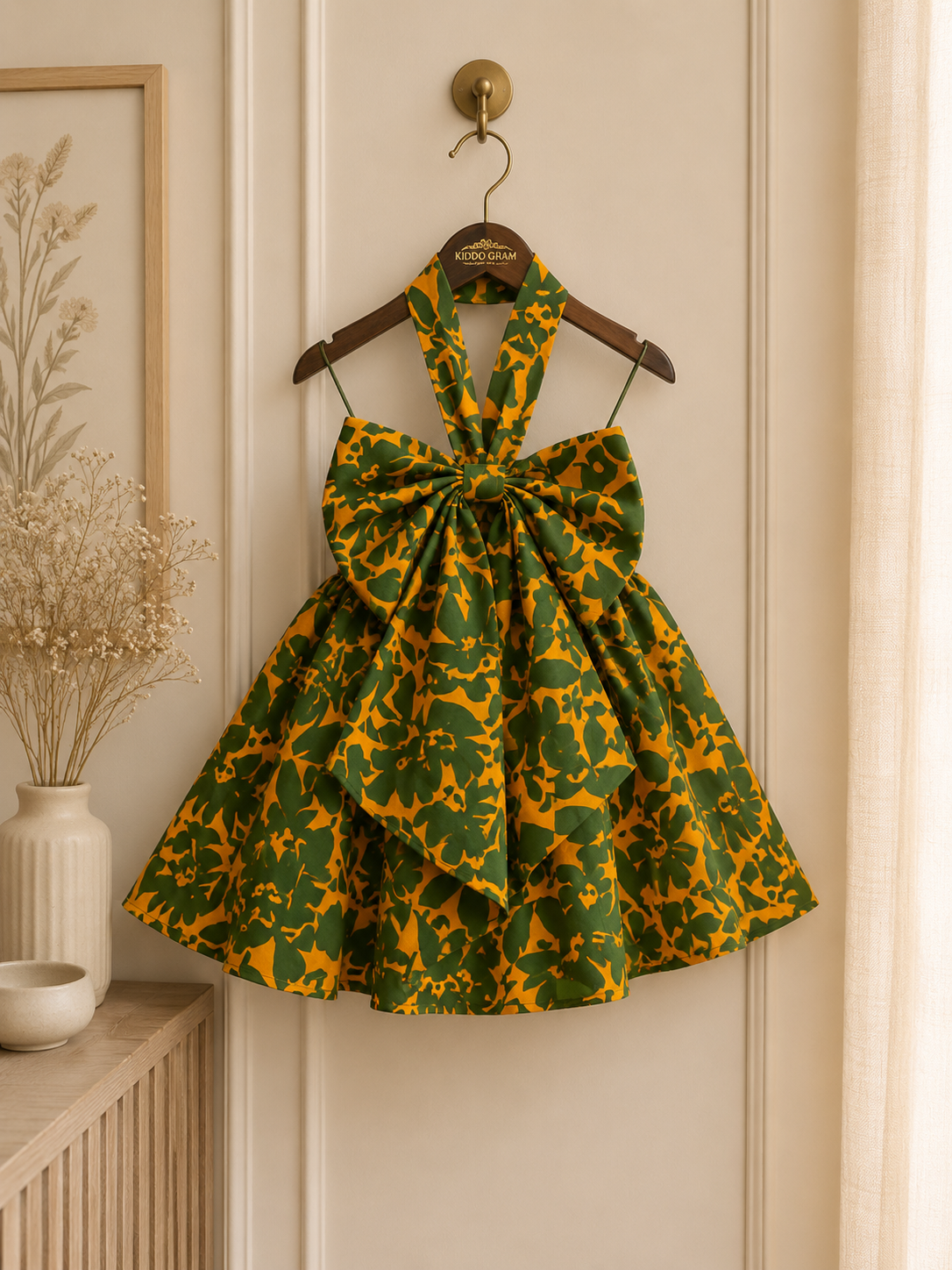 The Solara Bow Dress🌿✨ NAS1590