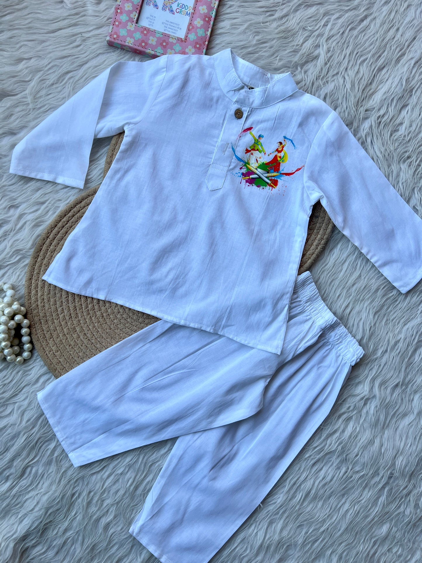 Rangoli kurta set