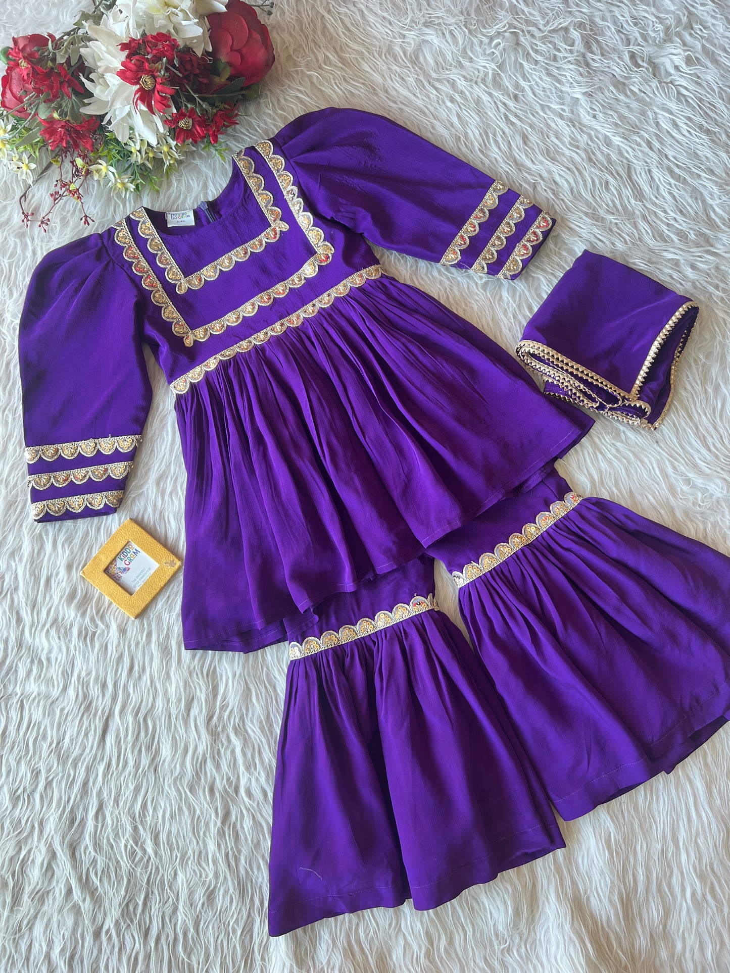 Purple suits