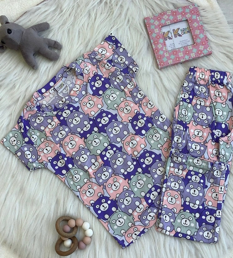 Teddybear Jammies nightsuit NAS160
