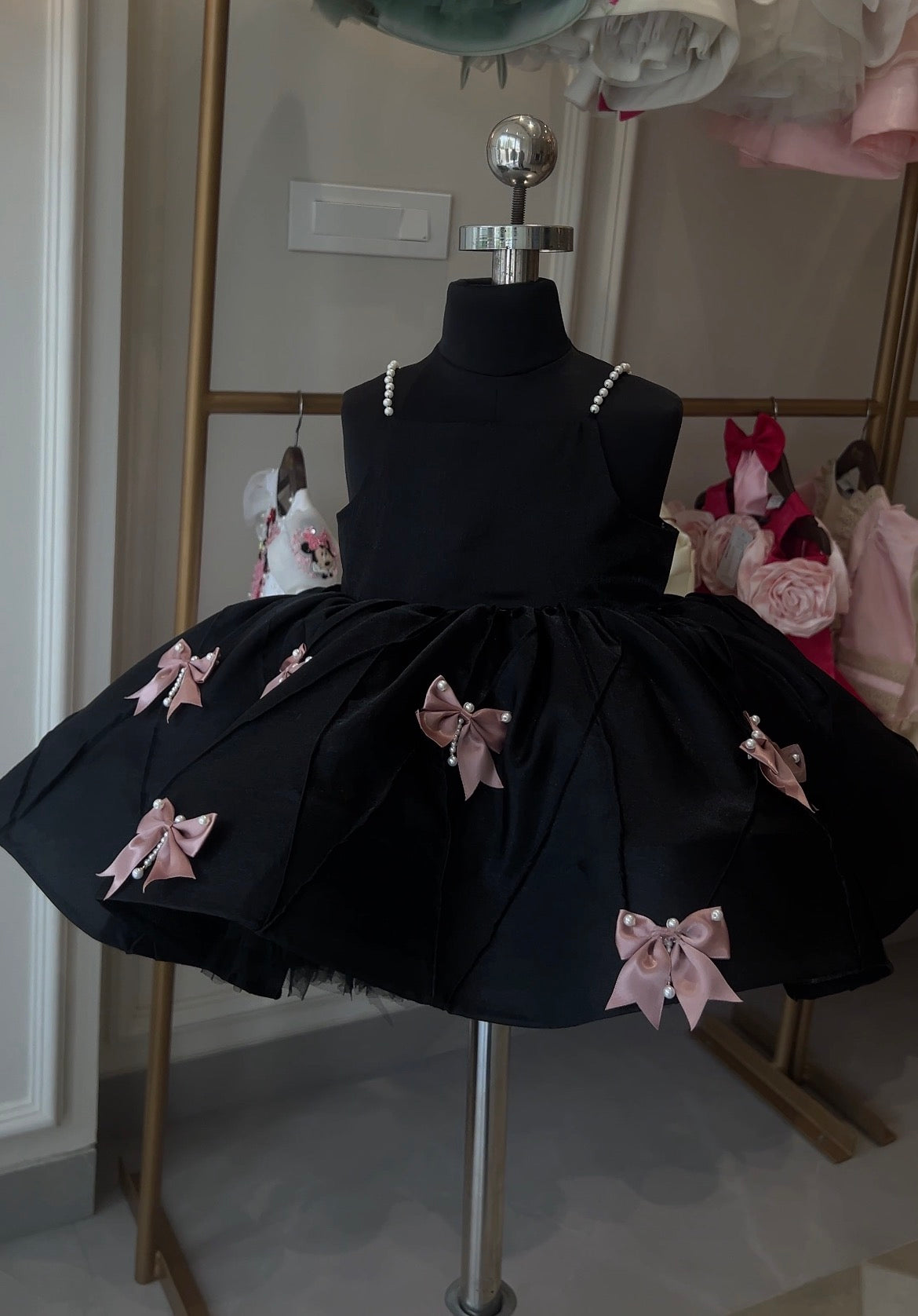 The Black Bow Pintex dress