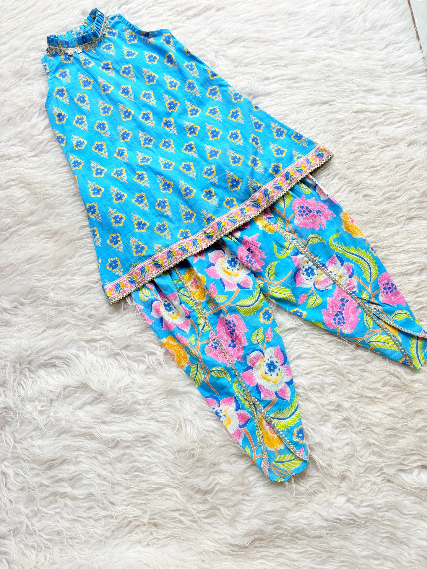 Ocean Bloom kurta set