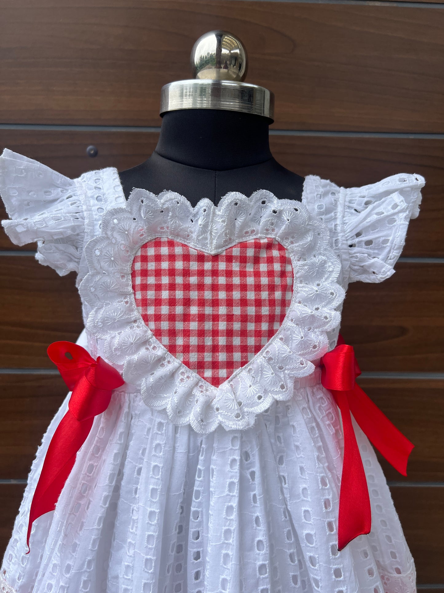 Red check Dress