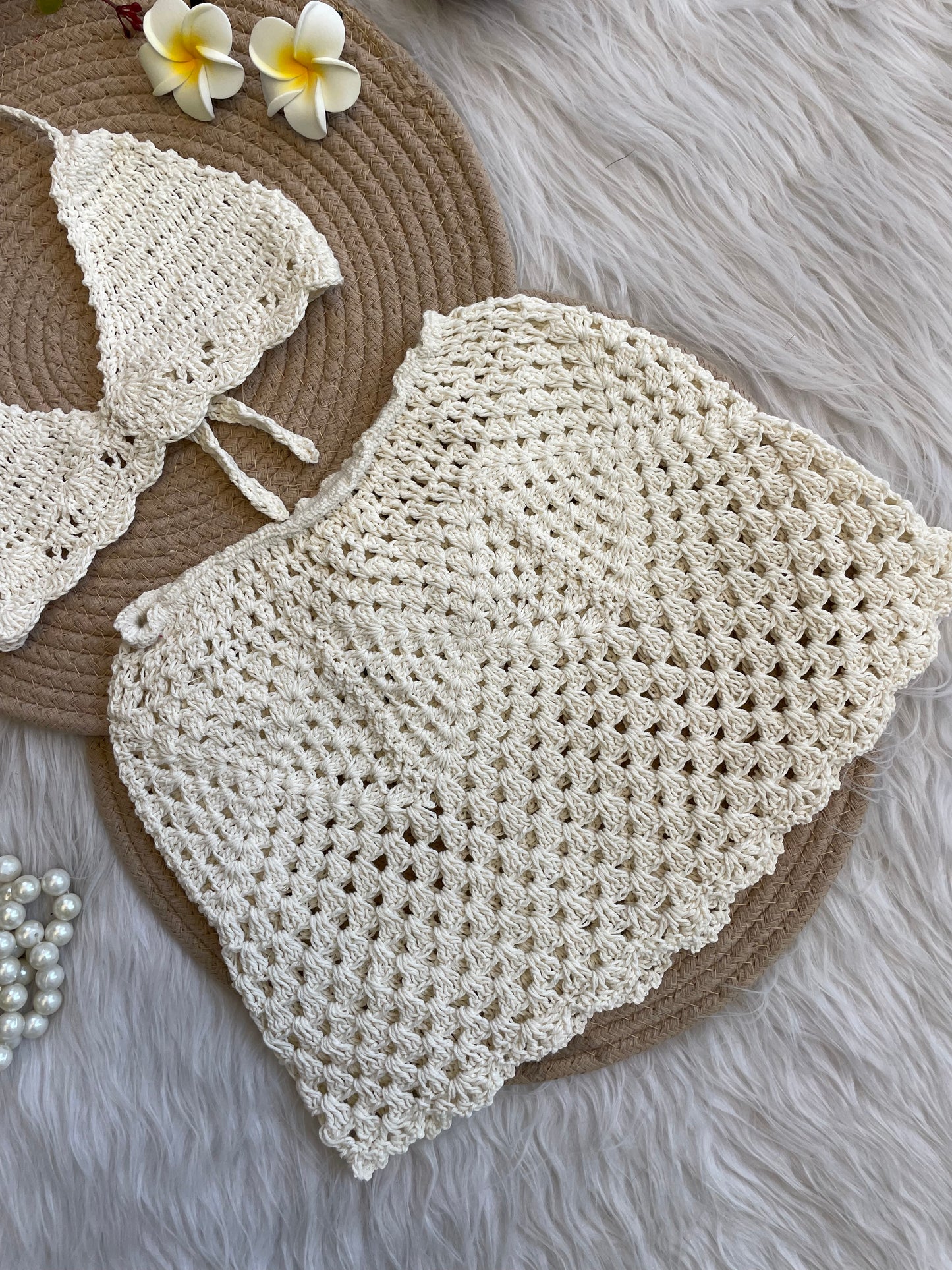 Ivory splash bikini