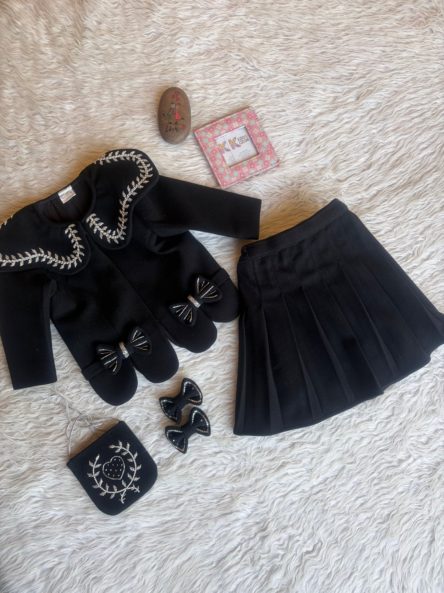 Black Charm Skirt Set NAS1403
