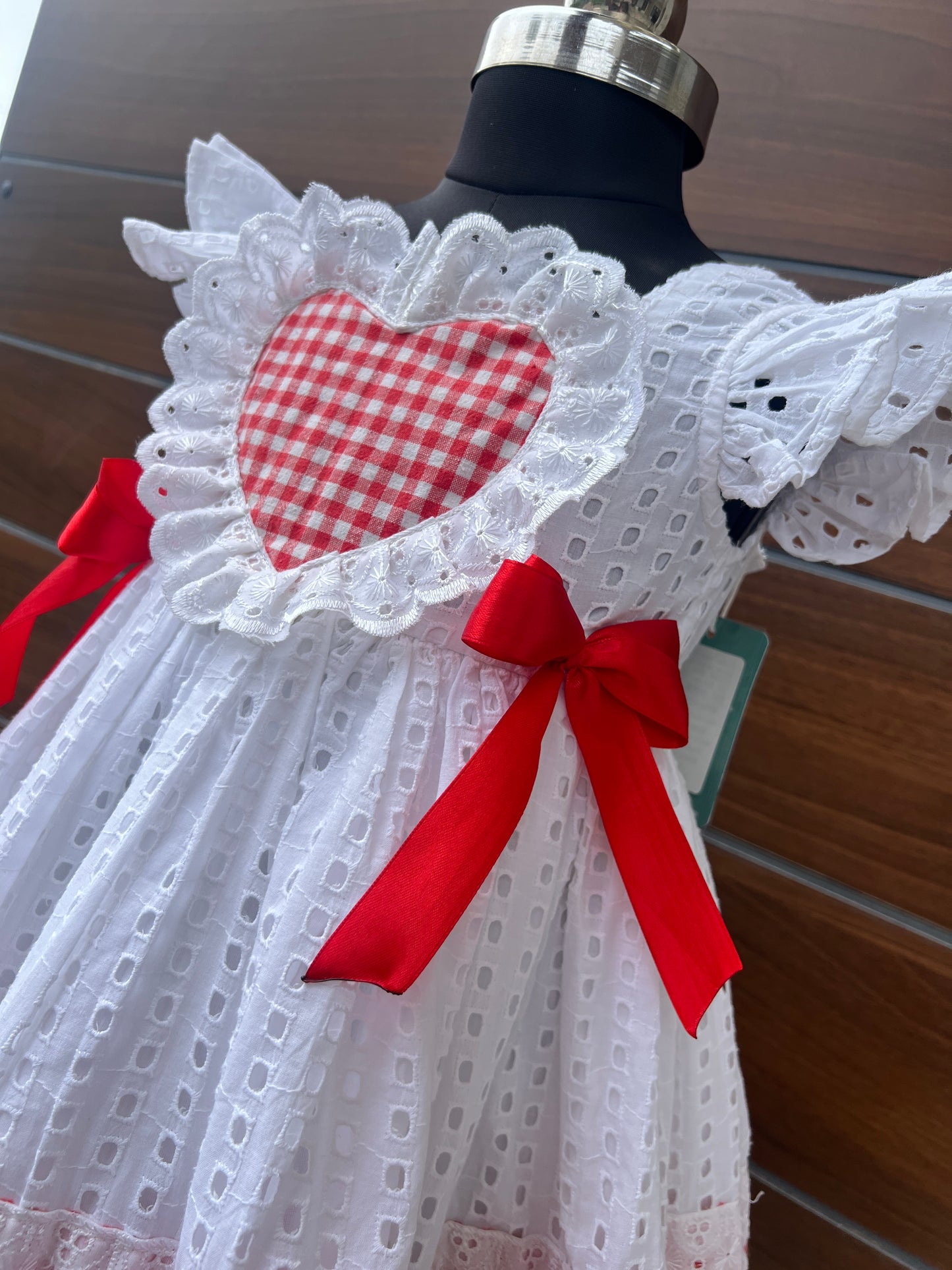 Red check Dress NAS1117