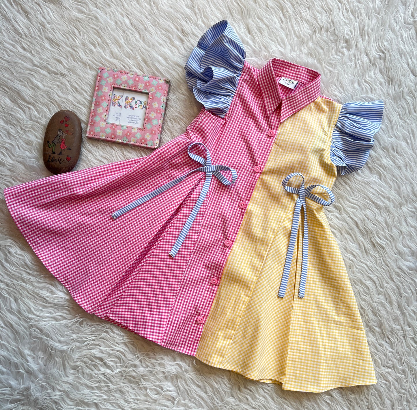 Rainbow Picnic Dress