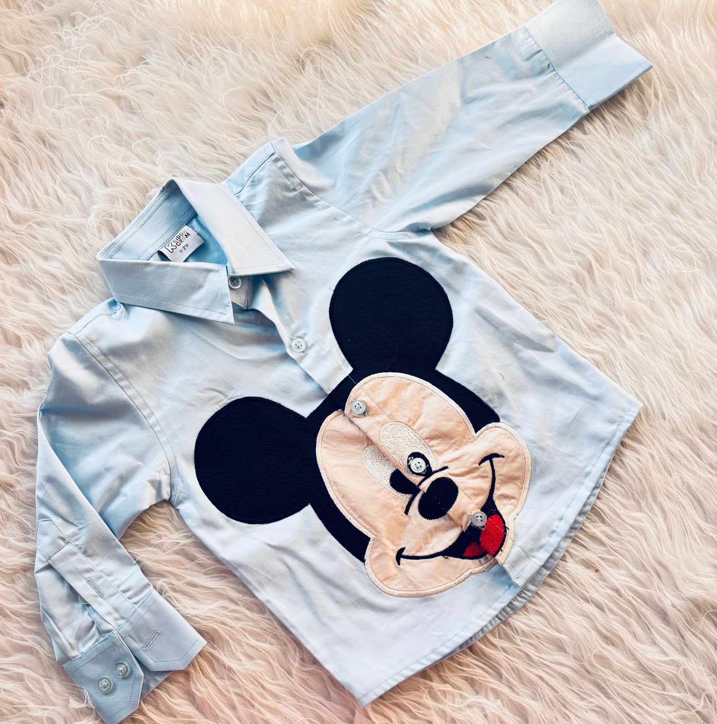 Mickey Charm Button-Up”