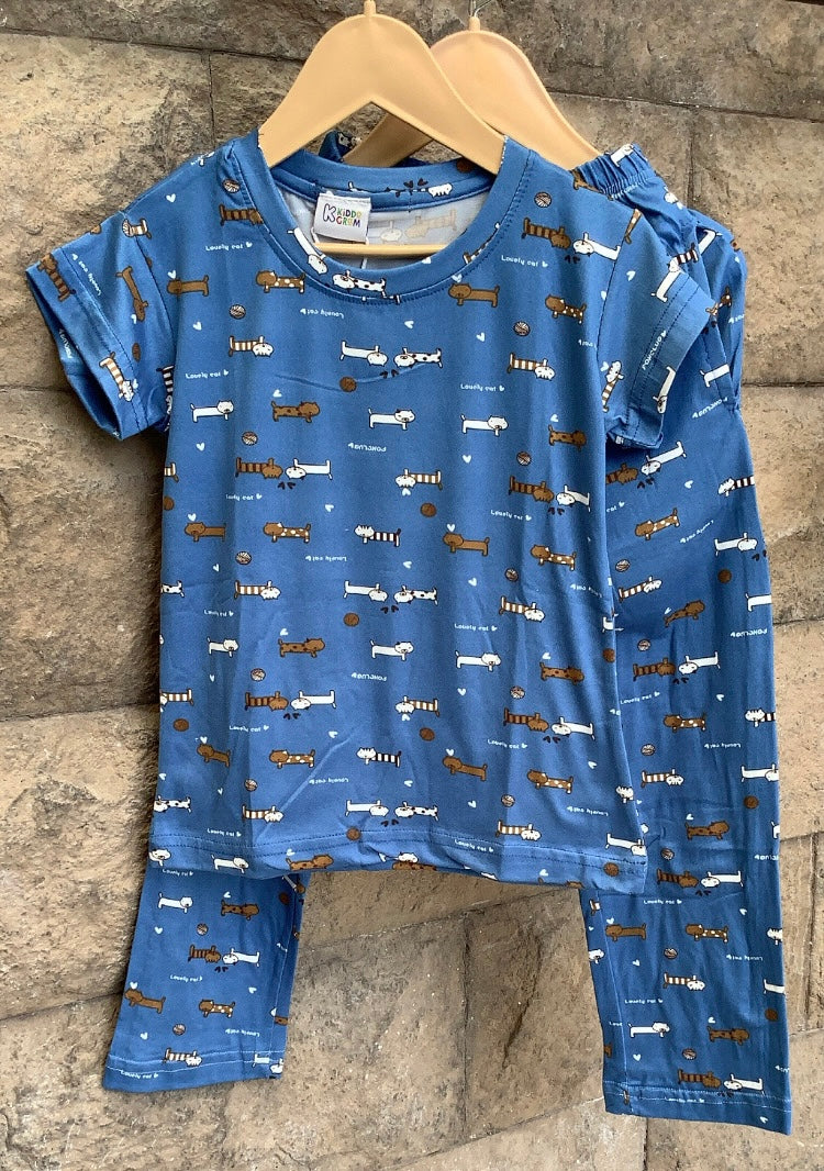 Pawfect Print Pj nightsuit NAS167