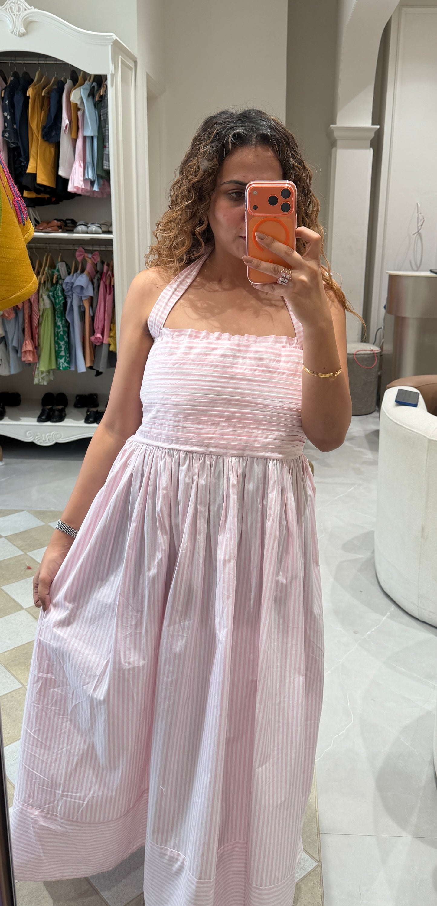 Rosie Pink Picnic dress🌸