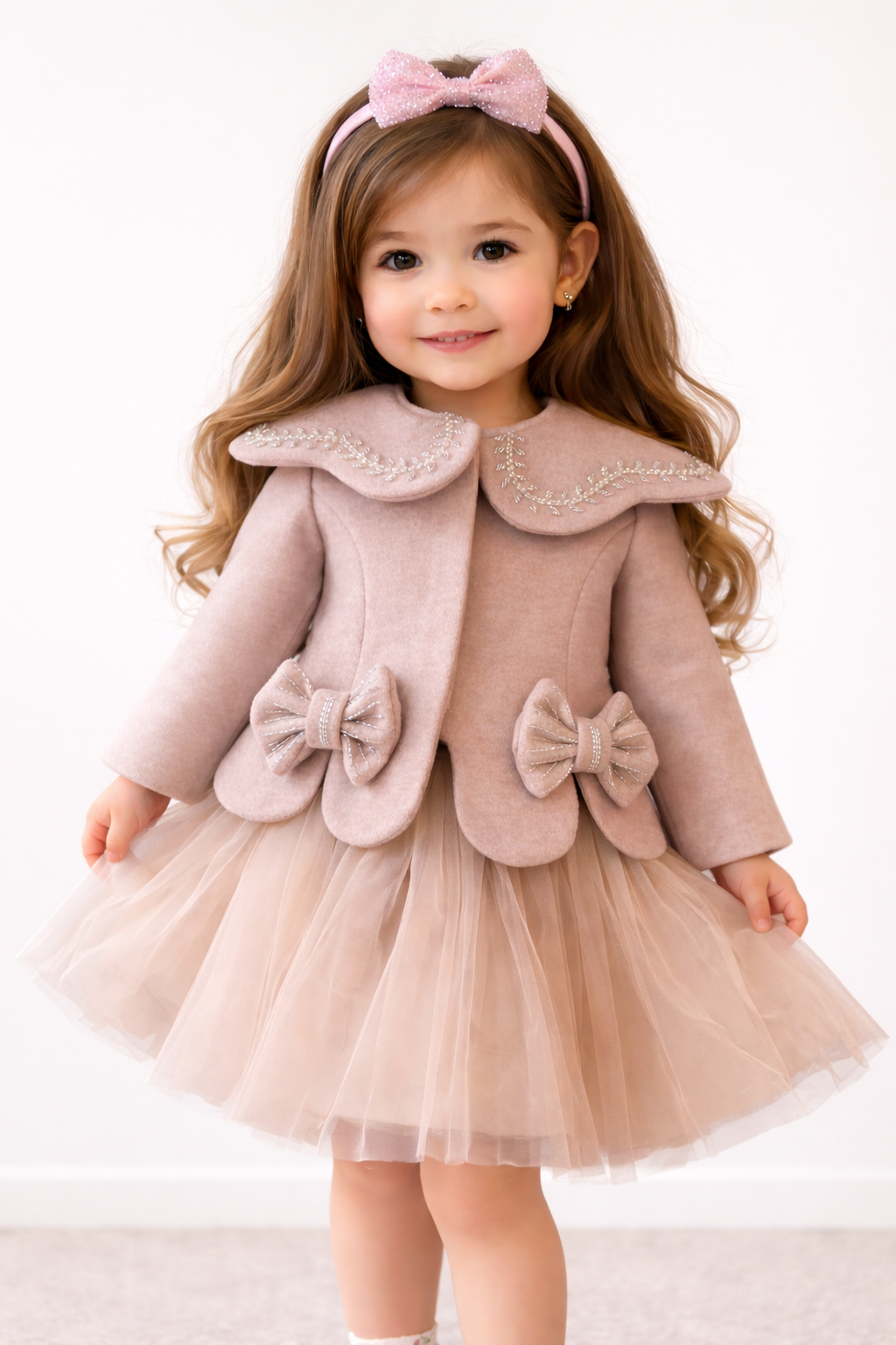 Powder Blush Couture Dress NAS1342