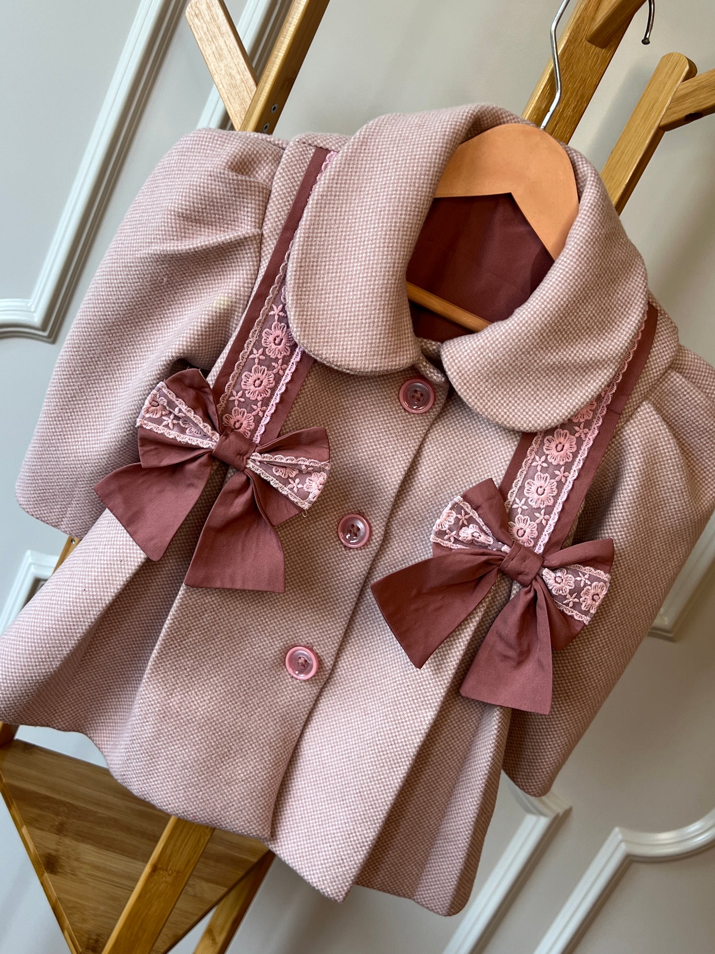 Pink forest coat
