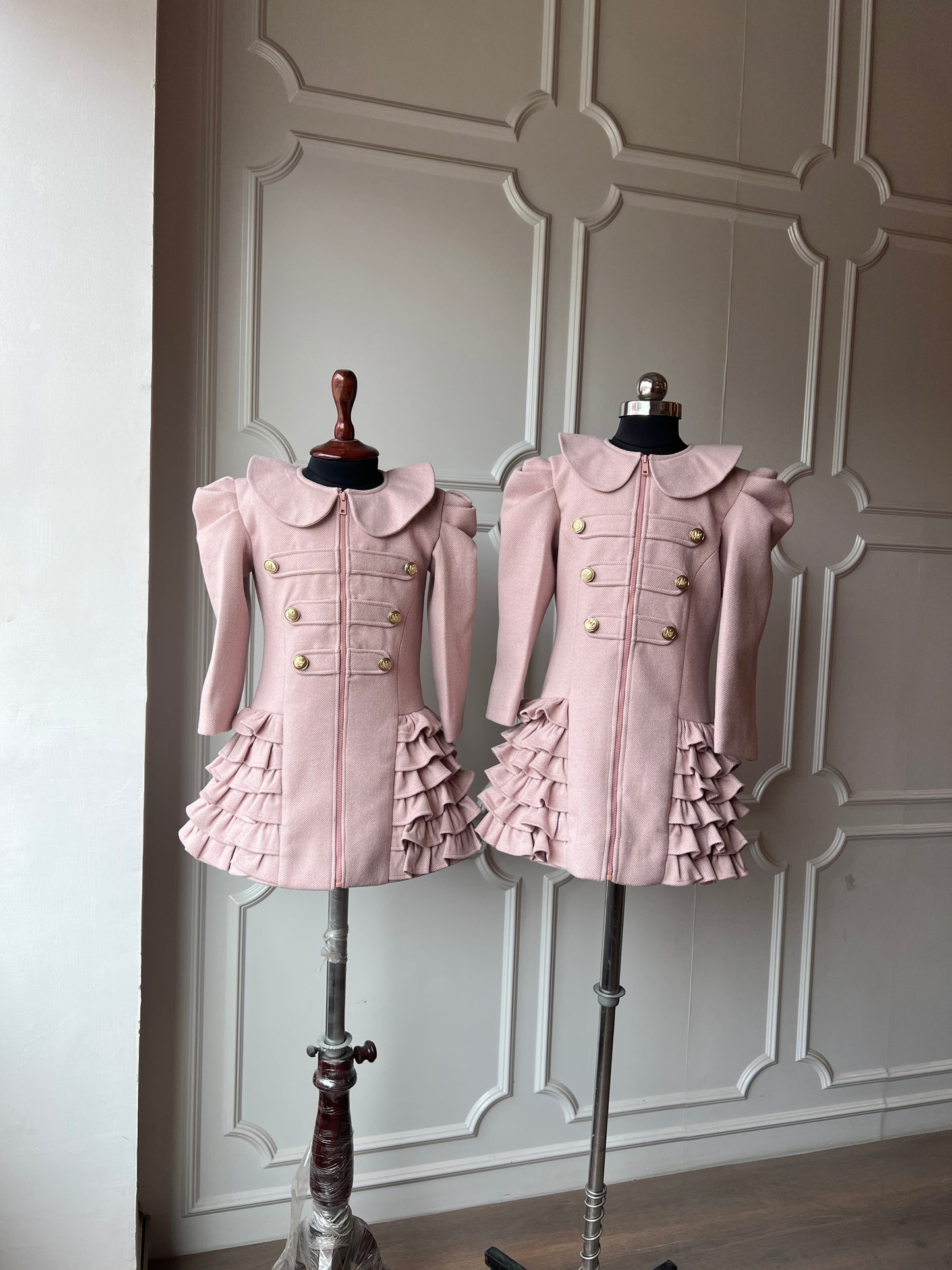 Rosy Ruffle Coat NAS1336