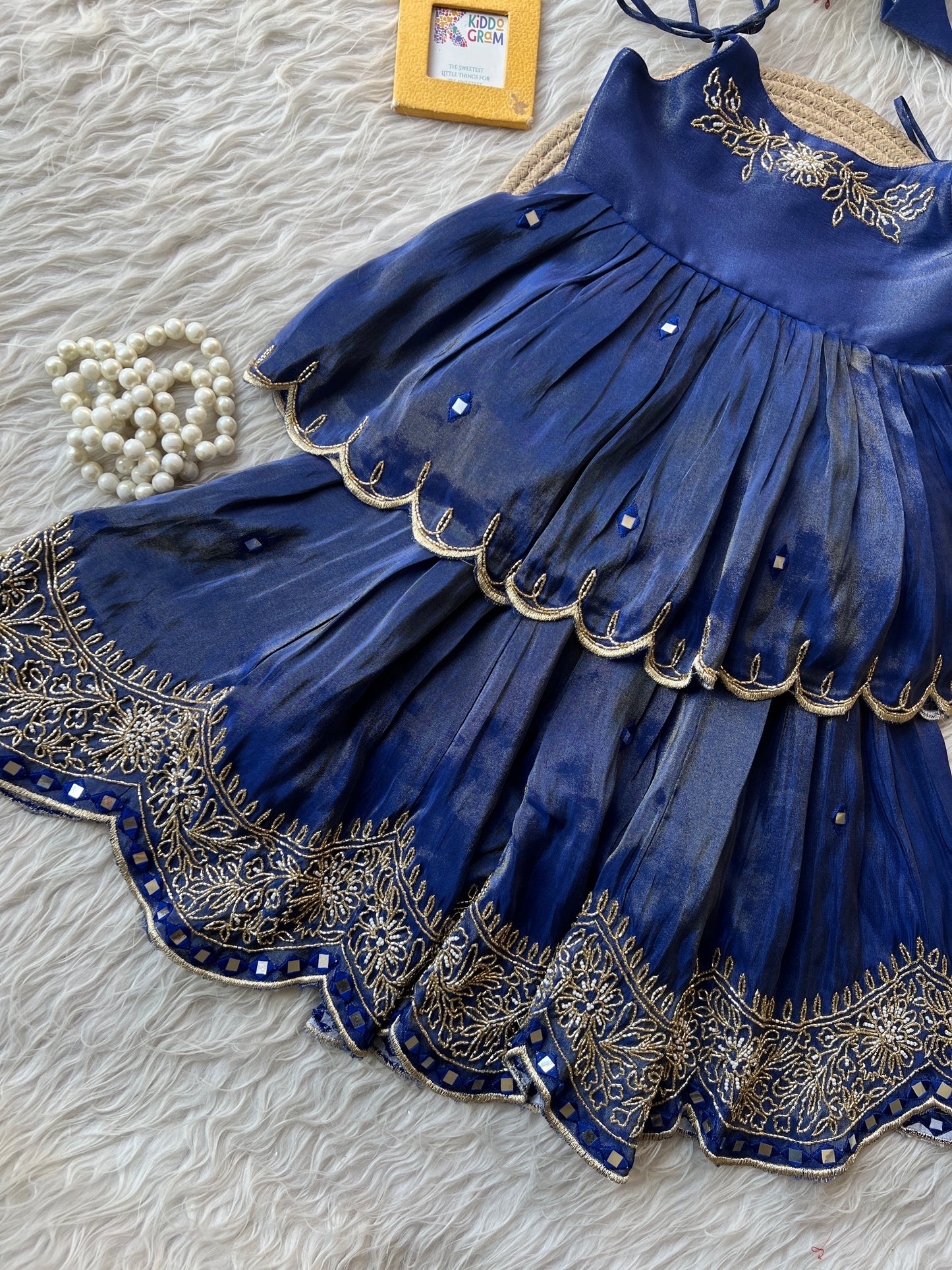 Embroidered Empire suit