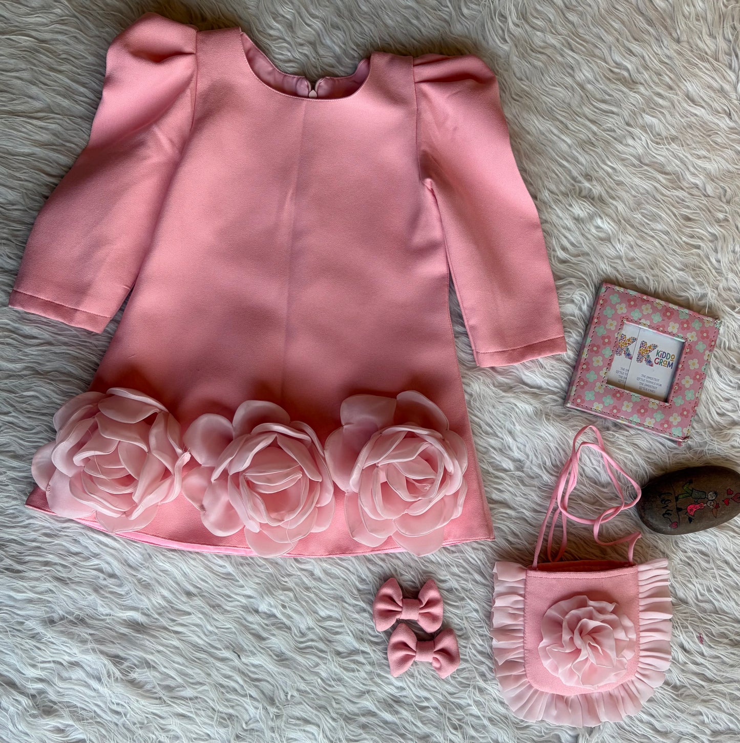 Pink Petal Puff Dress NAS1085