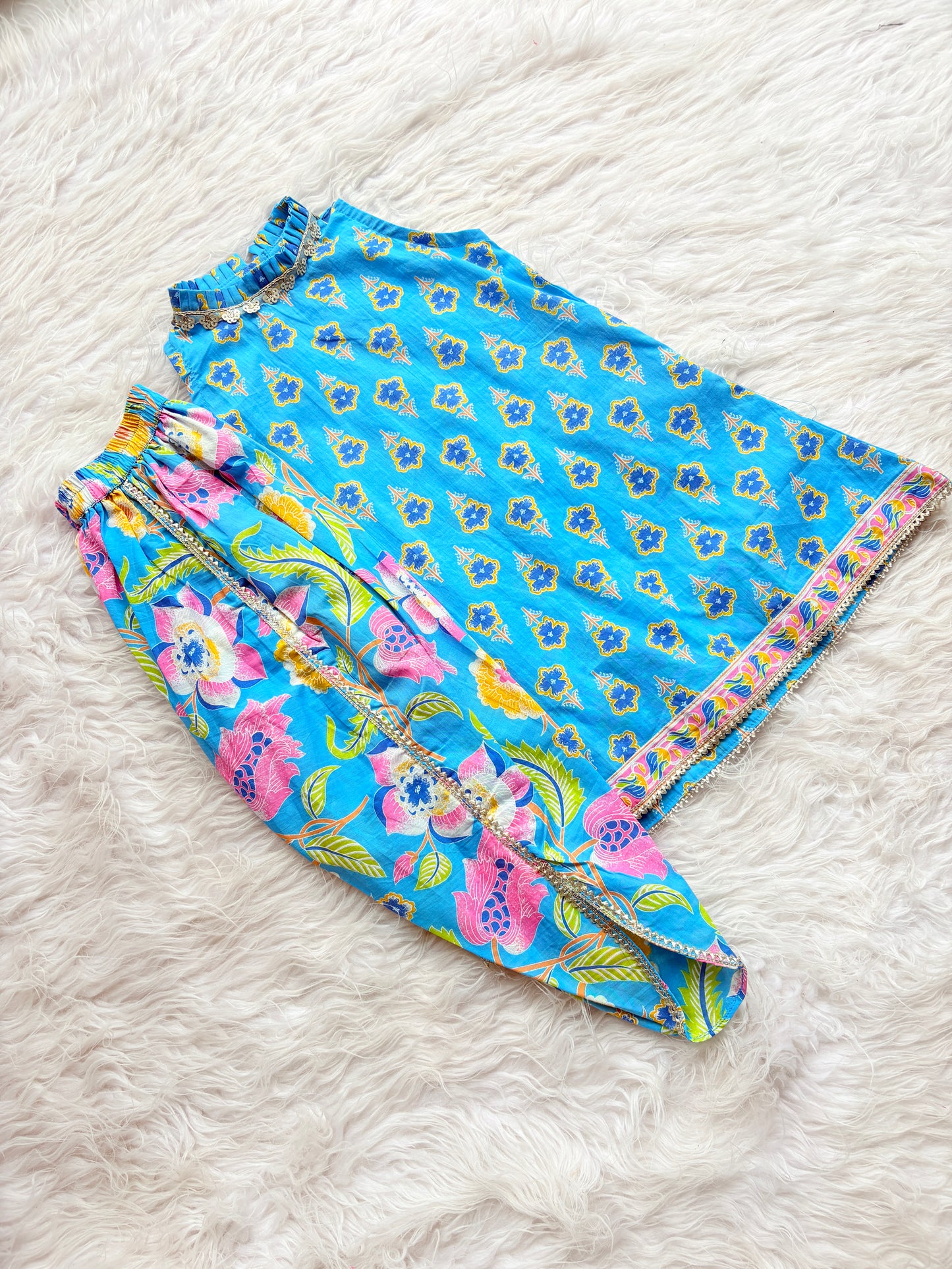 Ocean Bloom kurta set