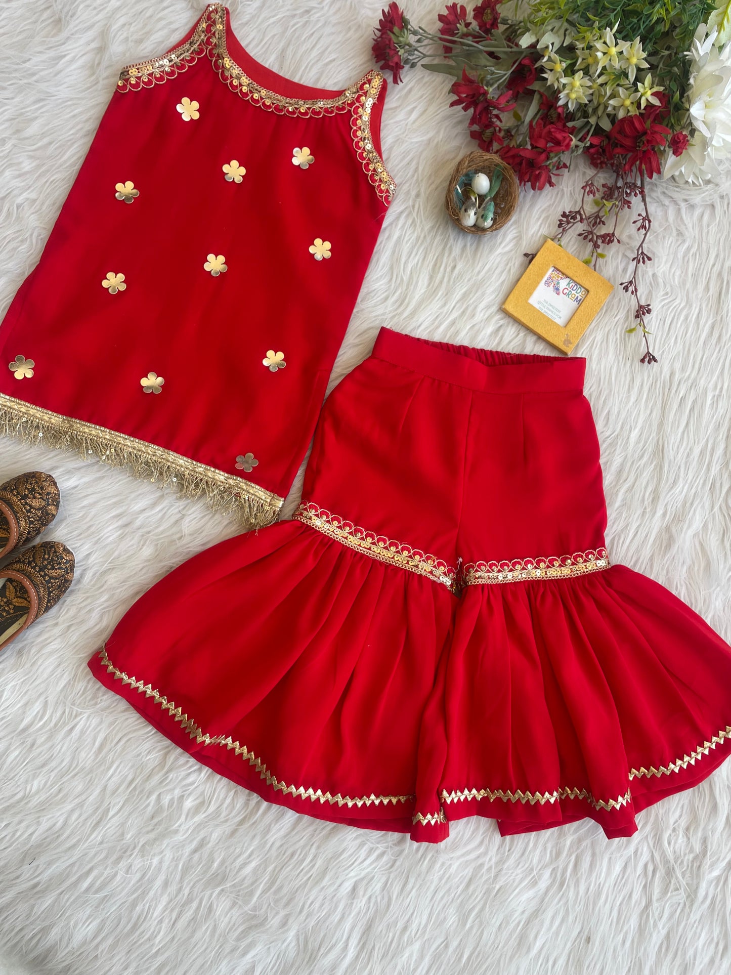 Red Scarlet Shine Suit NAS1121