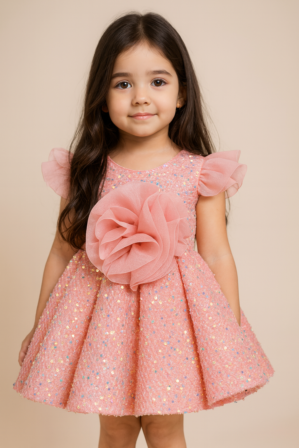 Rosette Luxe Dress NAS1263