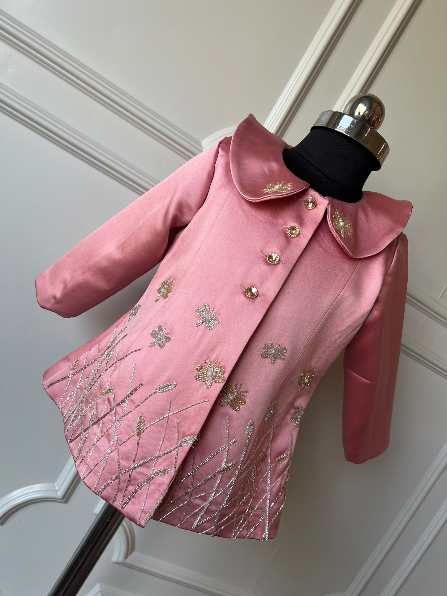 Rosy coat dress