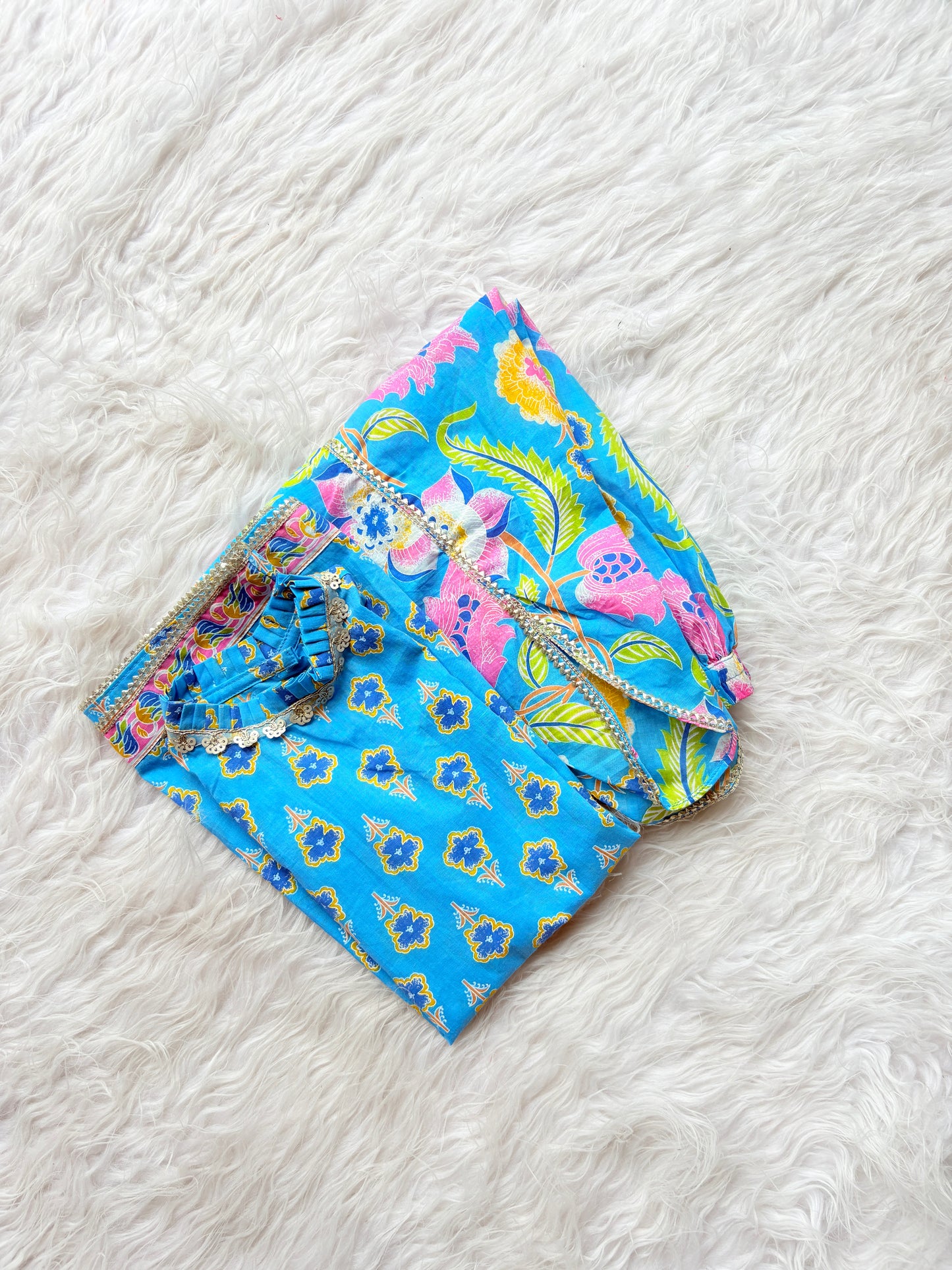Ocean Bloom kurta set