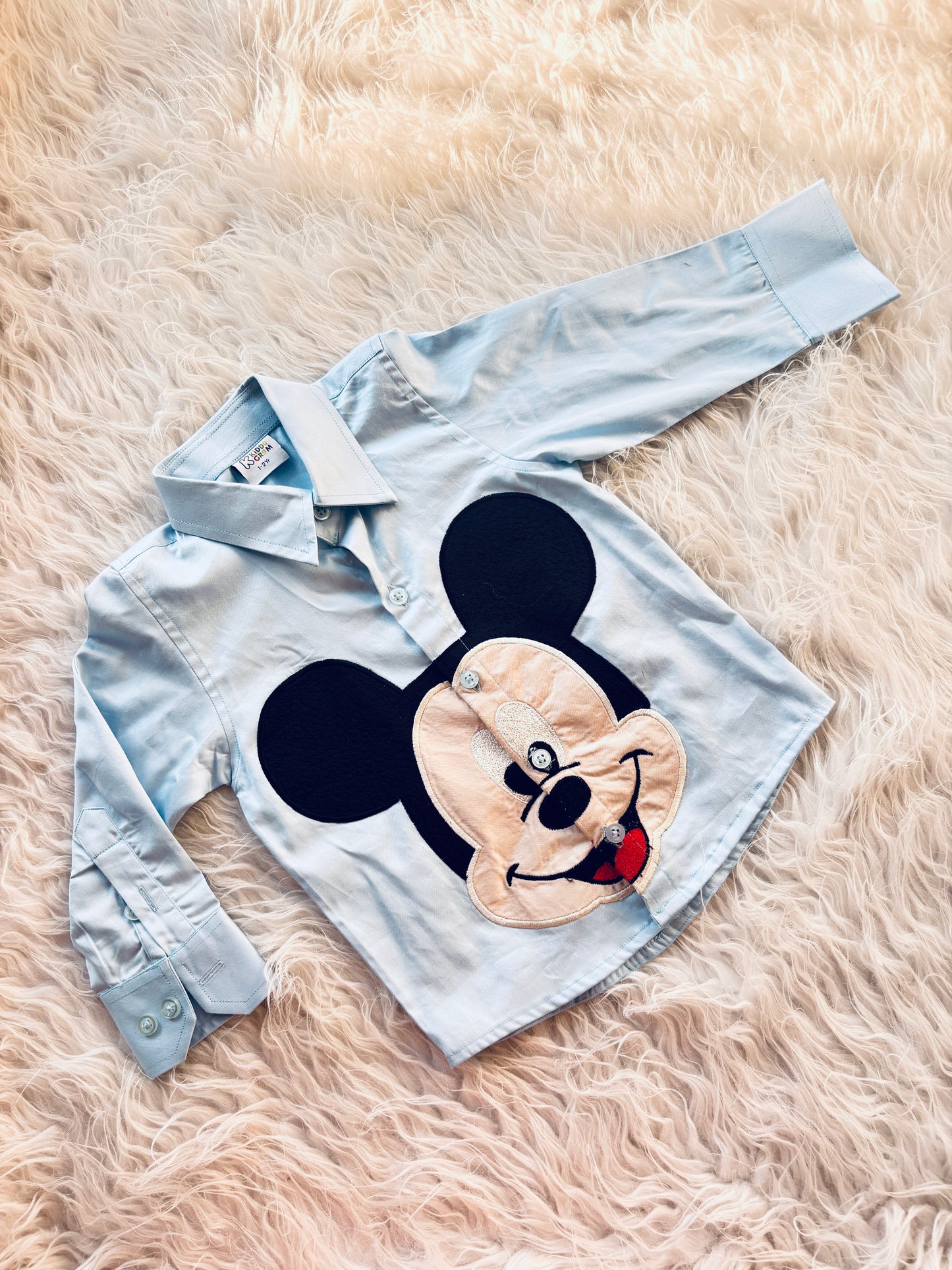 Mickey Charm Button-Up”
