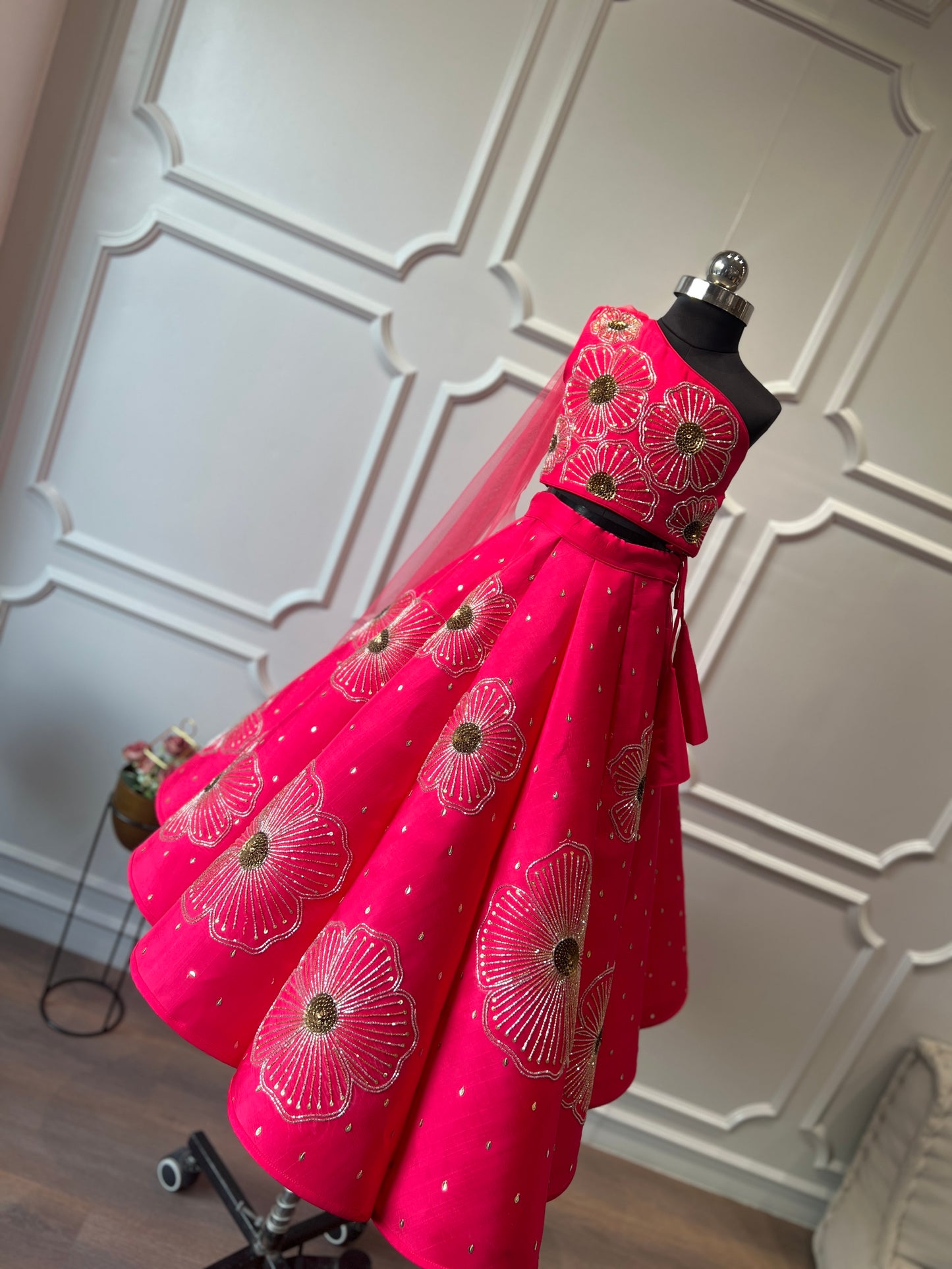 PINK SITARA LEHANGA