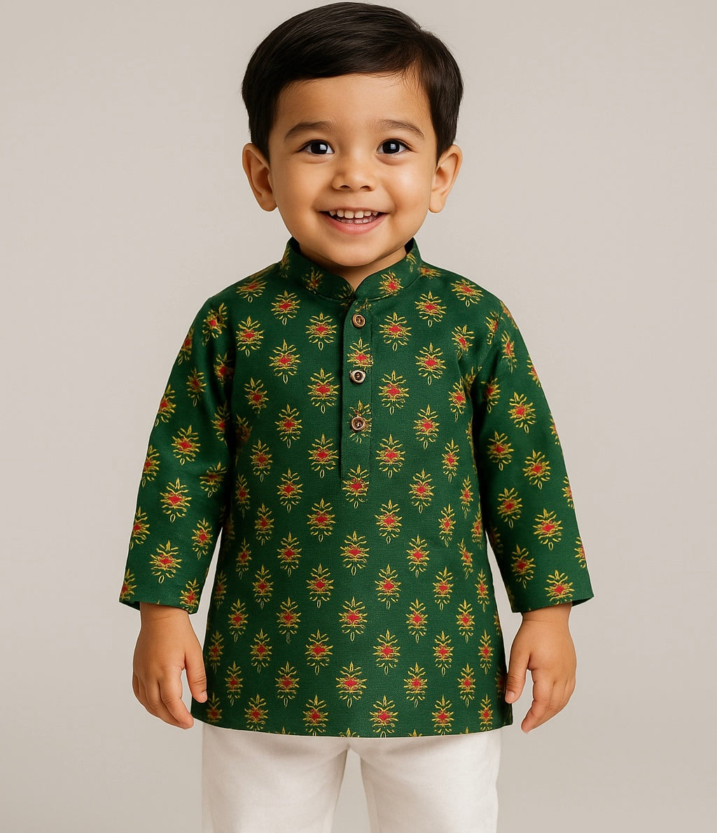 Gulzar Green Kurta