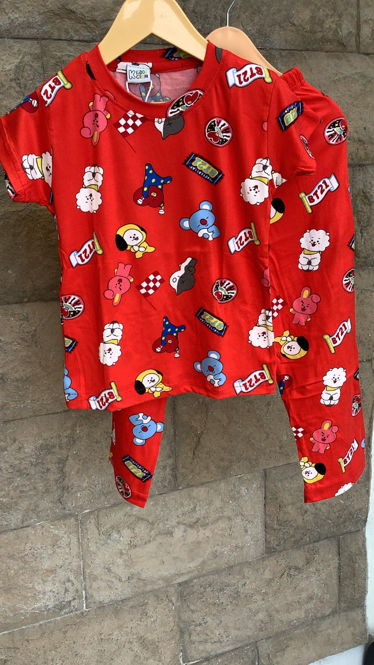 Slumber Safari nightsuit NAS164