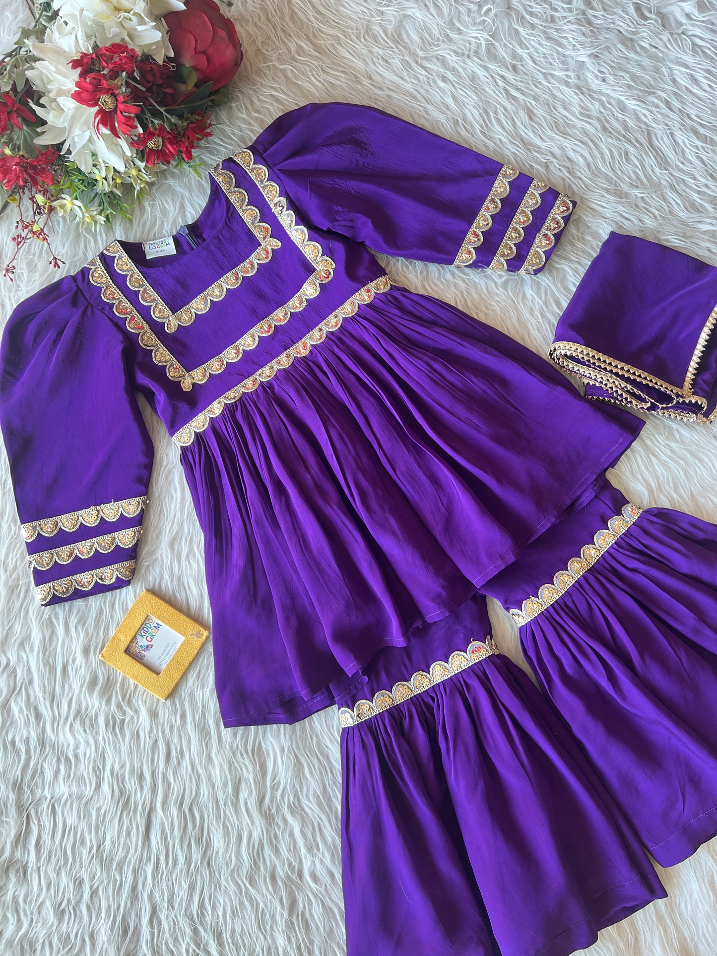 Purple suits