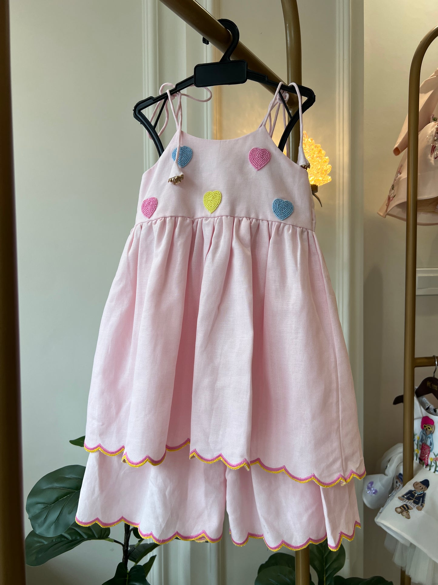 Petal Heart peplum set