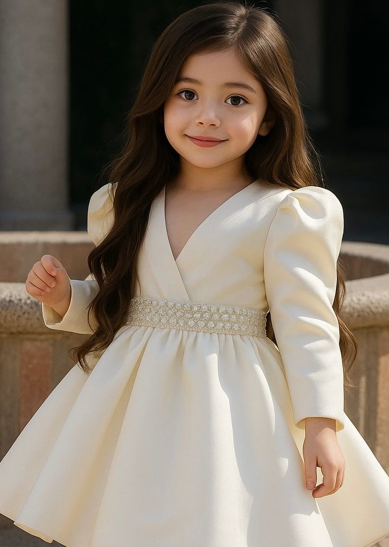 Ivory Satin dress
