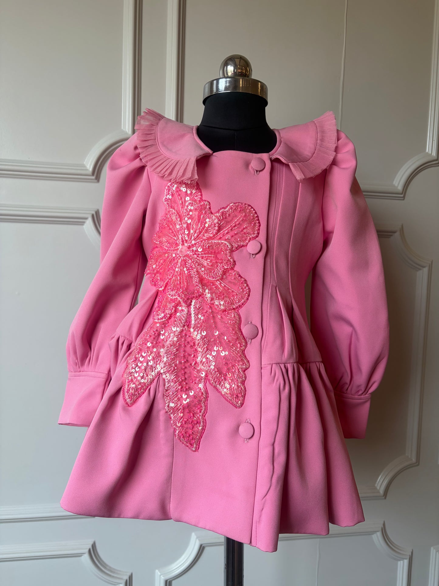 Fuchsia Flora Couture Coat NAS1066