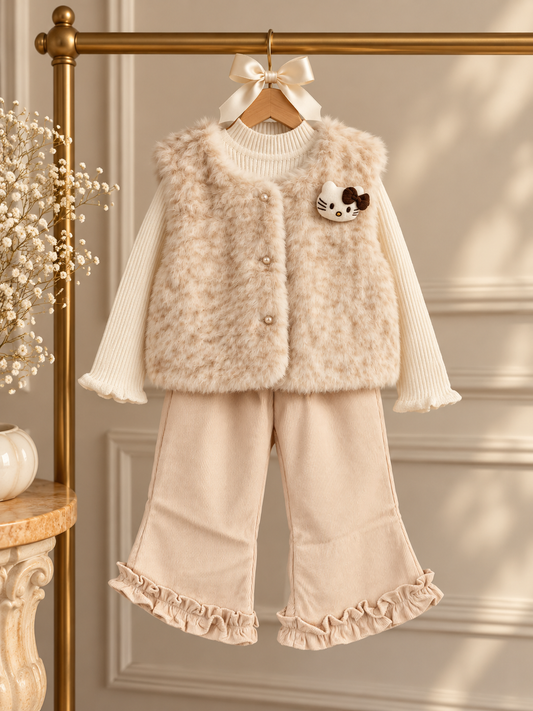 Ivory Kitty Chic Coordset NAS1848