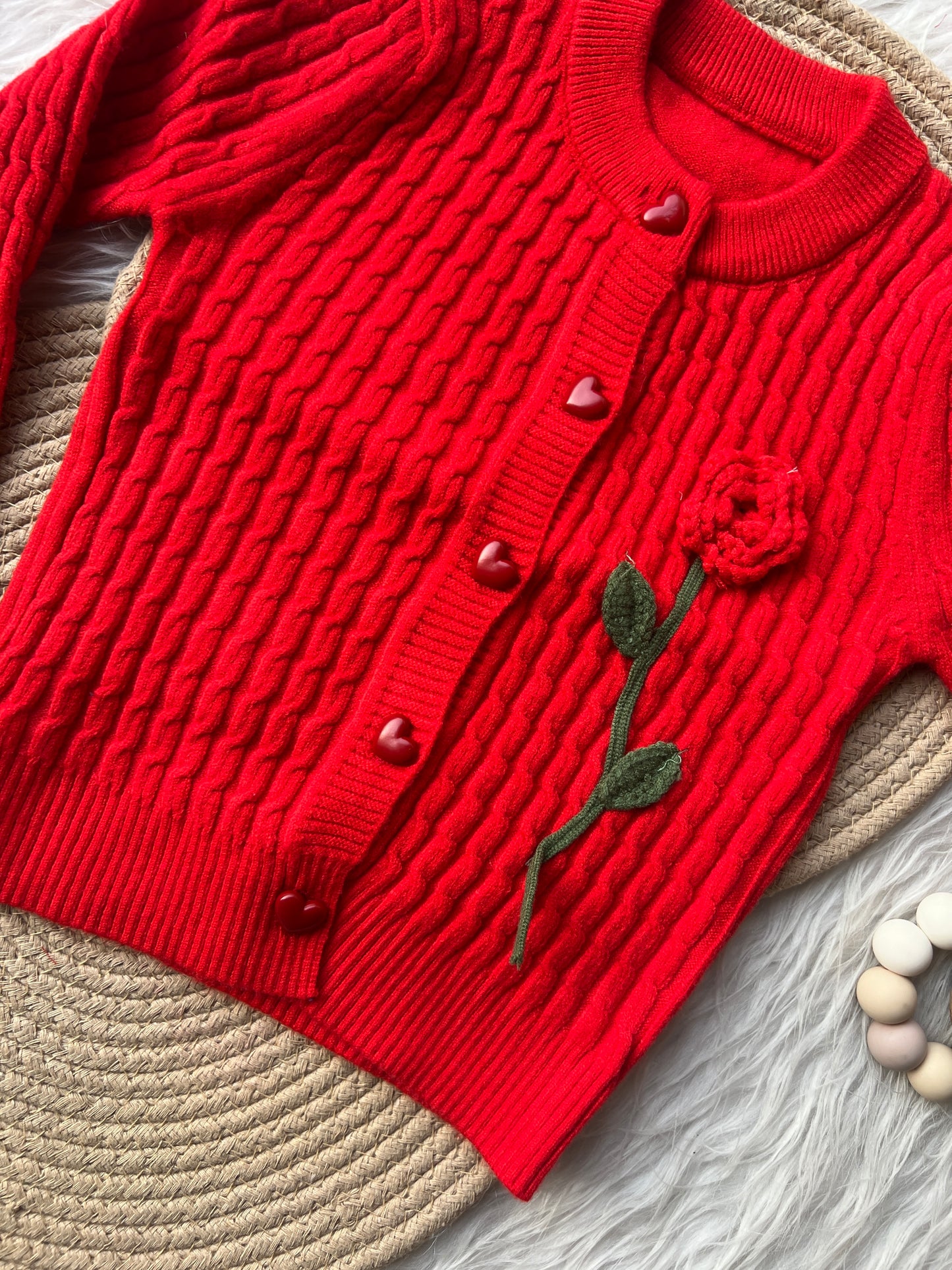 Rose glow sweater