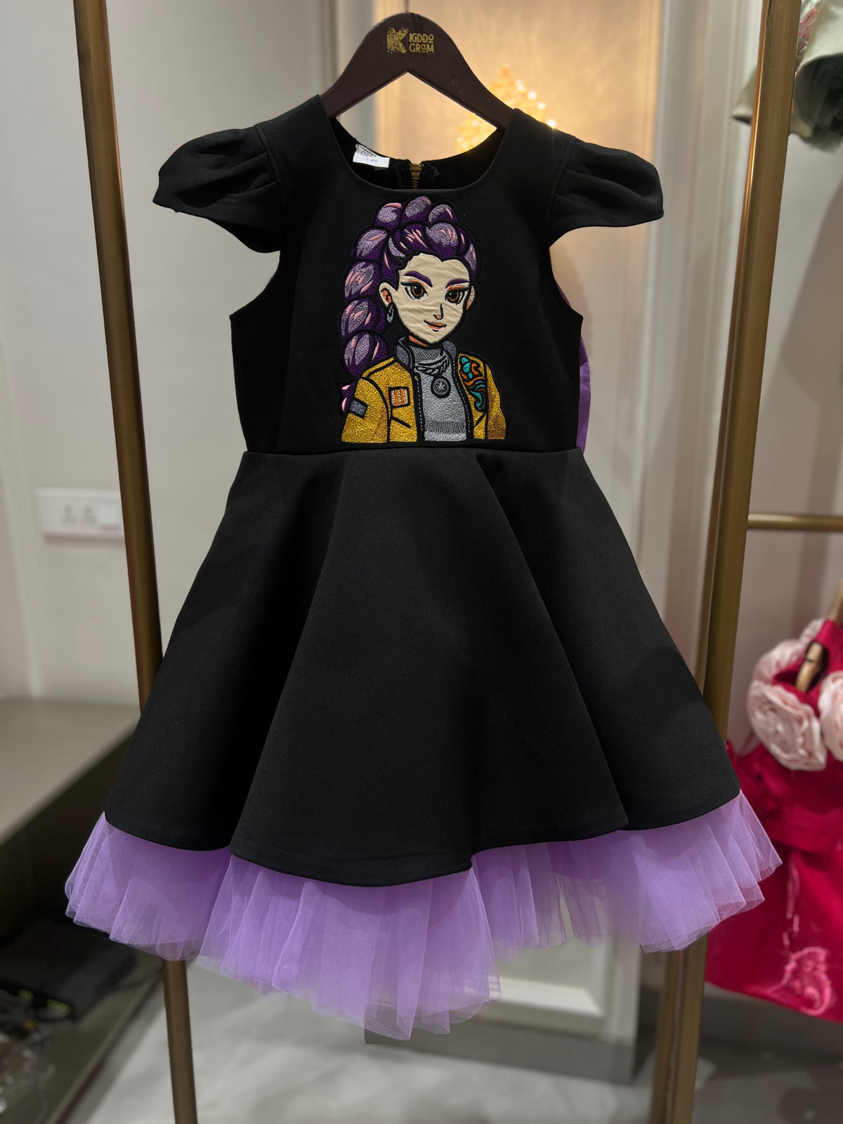 Lavender Rockstar Rummi dress