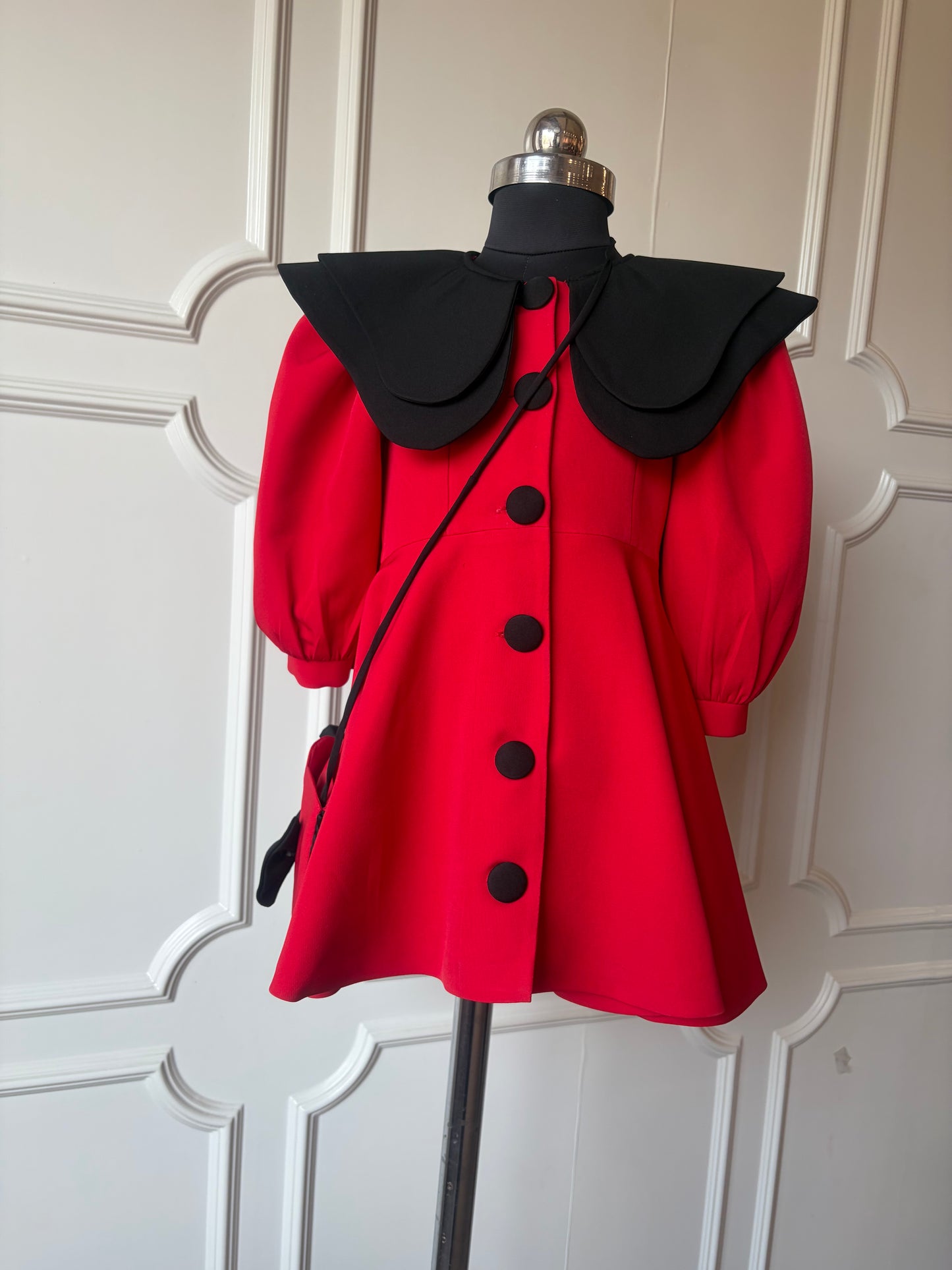 Noir Collar Princess Dress NAS1311