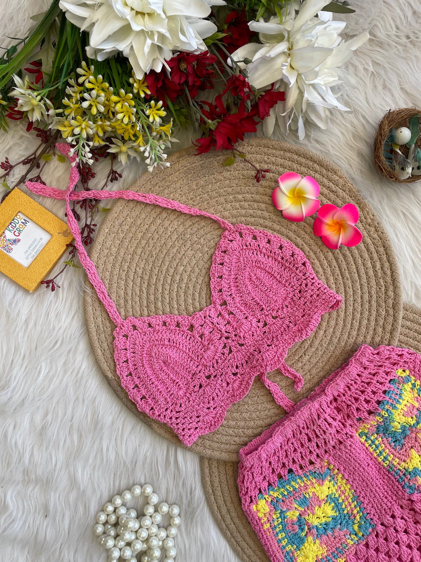 Pink pebbles bikini