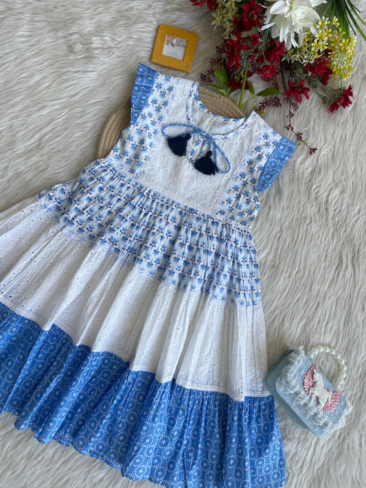 Sky blossom dress