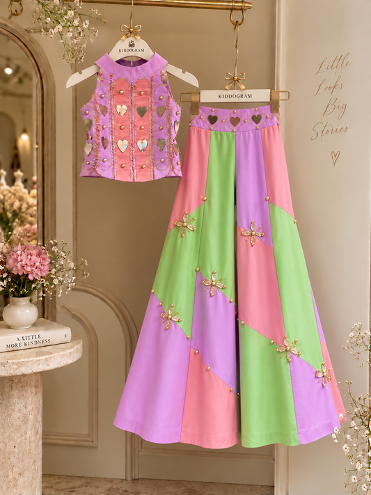 Multi Color Carnival Shara set