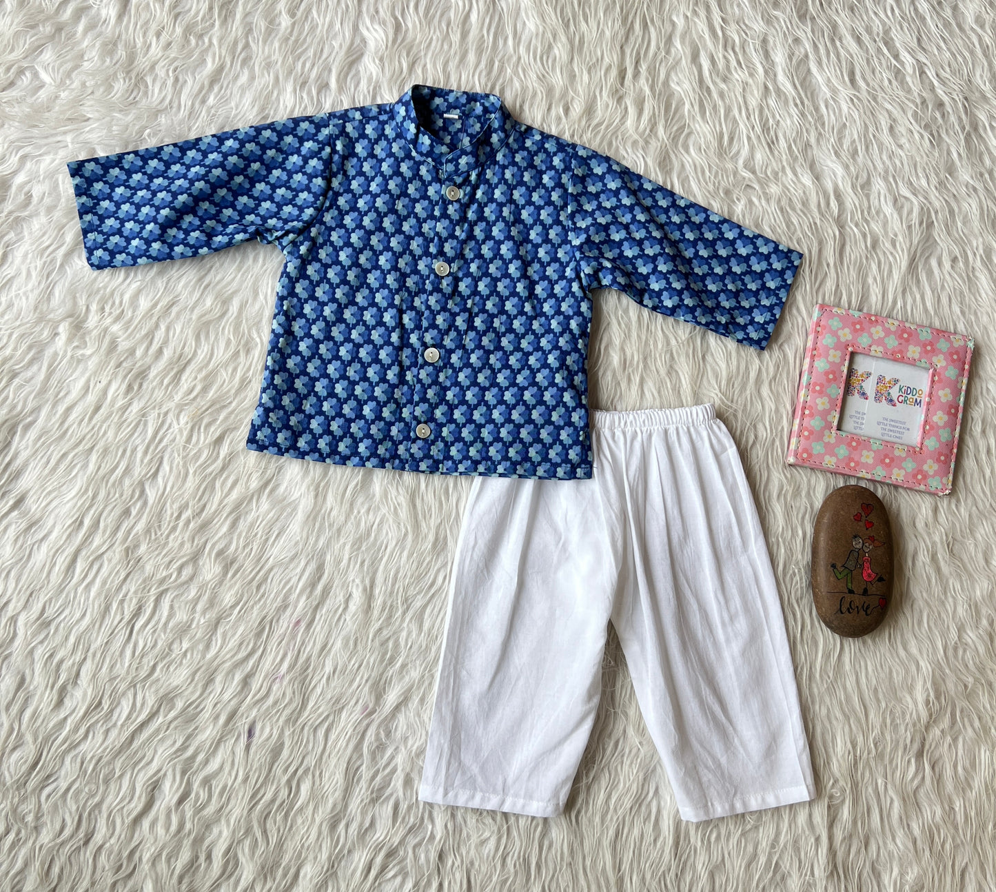 Blue Royale Kurta Set NAS1459