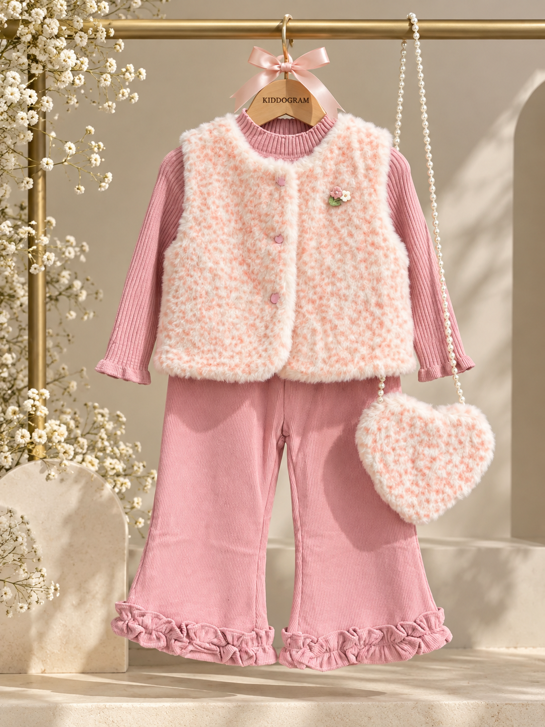 Fluffy Hearts Coordset NAS1844