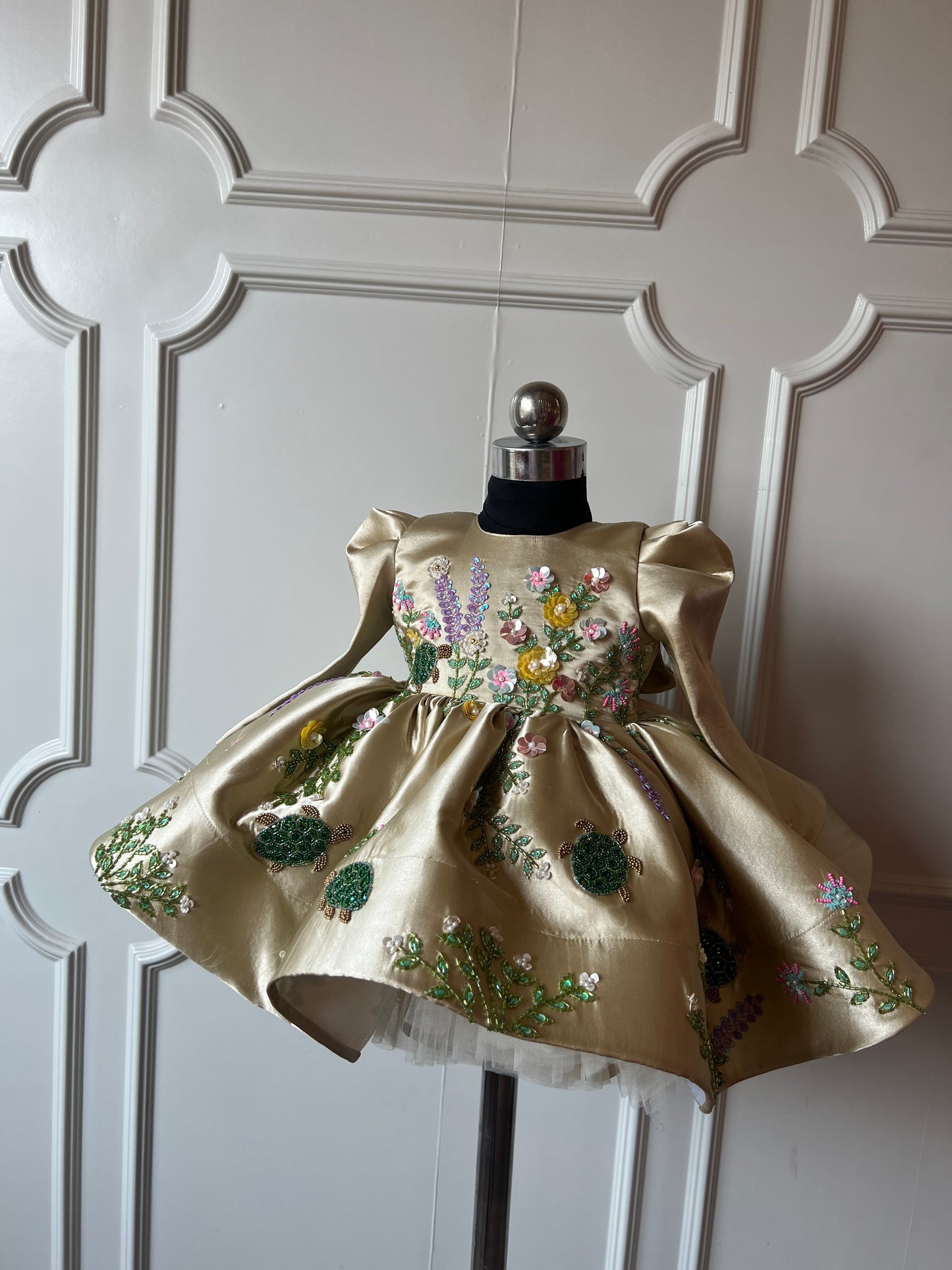 Turtle Bloom Dress 🐢🌸 NAS1255