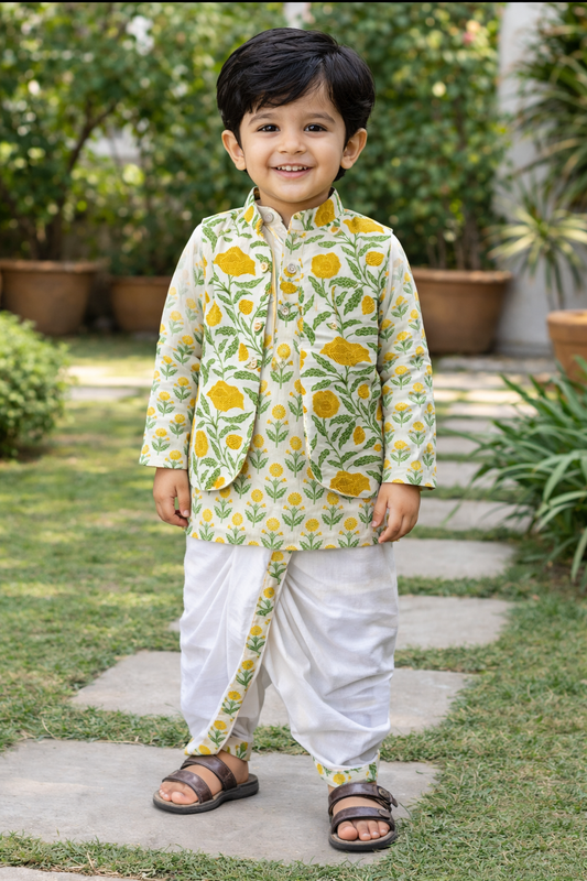 Golden kurta set NAS701