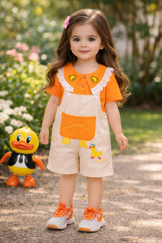 Quackling Dungaree Set NAS65